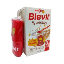 Blevit 8 Cereales Nuevo 500g + 1 BABERO REGALO